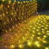 Solar Powered LED Starry Net Decorative Lights