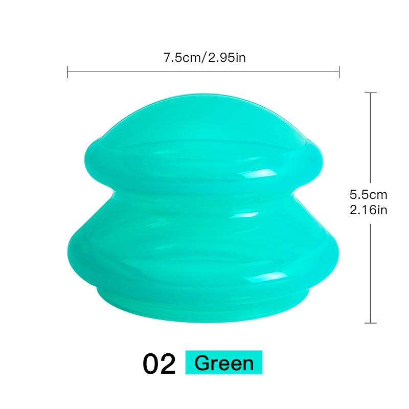 Силиконовые массажные банки Массаж глубоких тканей Массажер для тела Вакуумная банка Антицеллюлитная присоска Инструмент для здоровья Скребок