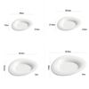 White Irregular Ceramic Plates High-end Hotel Dinner Plates Home Western Cuisine Pasta Dessert Plates Hotel Tableware Kitchen.