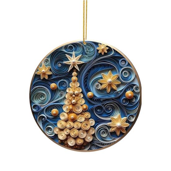 Рождественские украшения Акриловые снежинки, олени, снеговики, подвесные украшения для рождественской елки, домашний декор для вечеринки