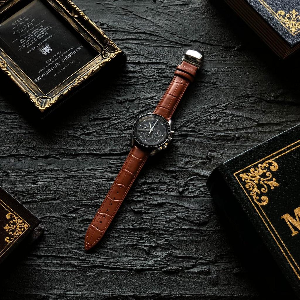 Ремешок для часов 23 мм 24 мм 22 мм 21 мм 20 мм 19 мм 18 мм натуральная кожа ремешок для часов сменный ремешок D пряжка водонепроницаемый потостойкий кожаный ремешок для часов