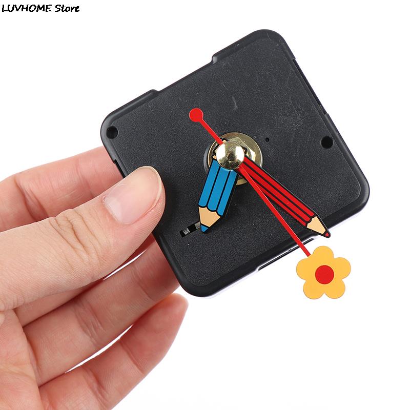 Подвесной DIY кварцевые часы Бесшумный настенный часовой механизм Кварцевый ремонтный механизм Часовые детали с стрелками