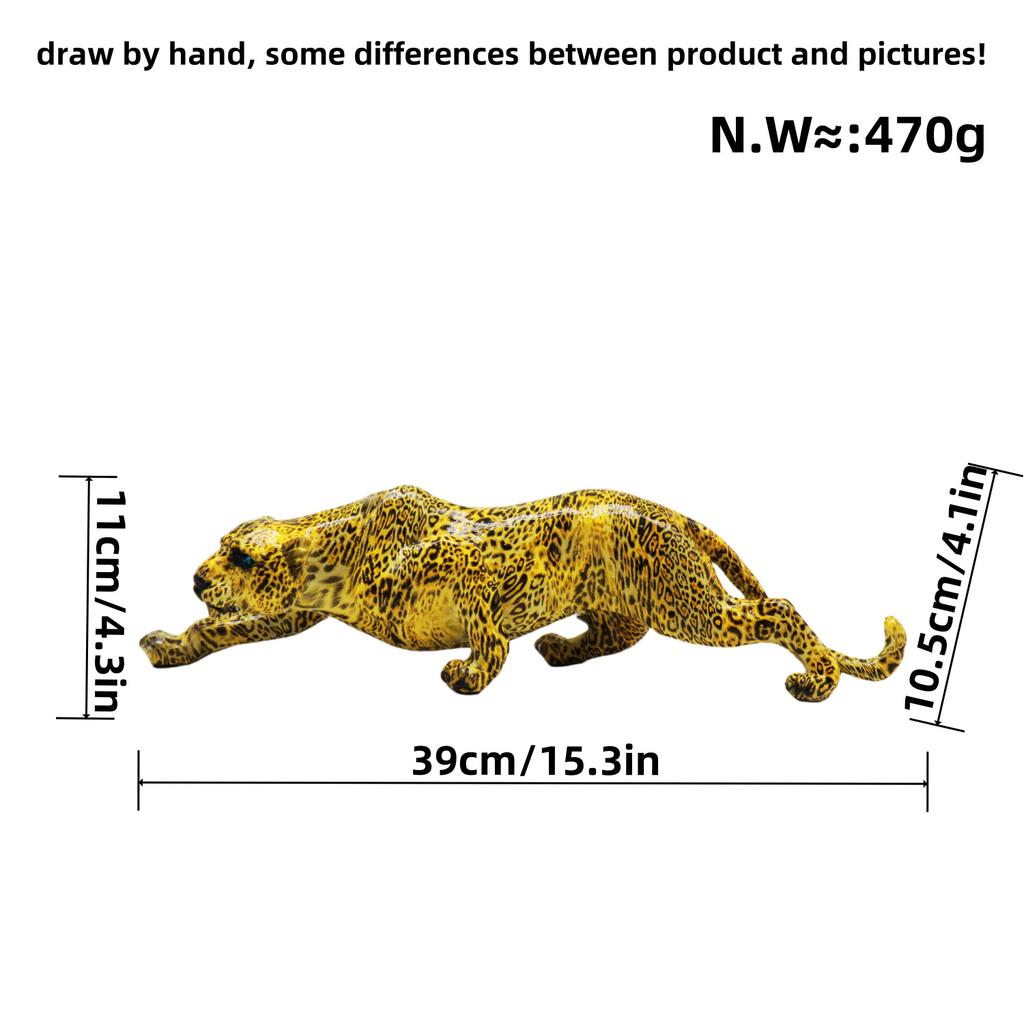 Творческие поделки из смолы Леопардовые украшения Домашний офис Винный шкаф Украшения Красочные украшения жираф