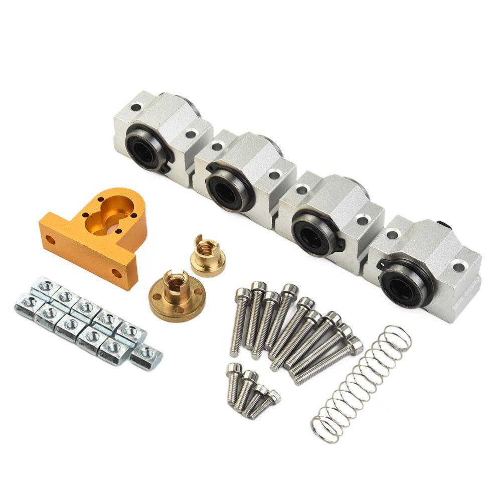 Комплект для модернизации оси X для CNC 3018 Pro Подходит для фрезерного станка с ЧПУ 3018 Pro Для оптического диаметра Комплект для модернизации оси X Набор Фрезерный станок с ЧПУ Для долговечности