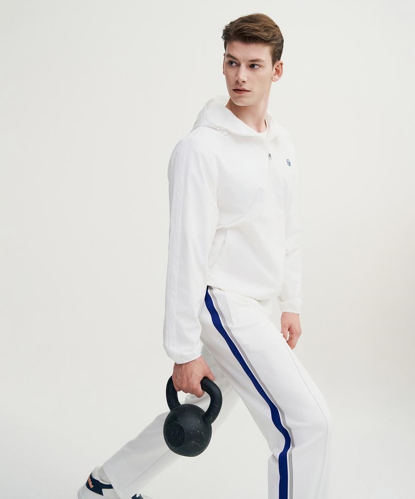 Мужская теплая толстовка с капюшоном Sergio Tacchini M Essential (белый)