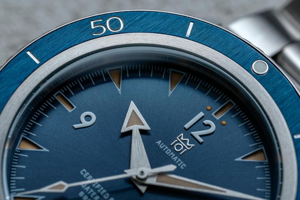 Hyakuichi 20 ATM Водонепроницаемые Дайверские Дизайн без глубоководного погружения с оранжевыми индексами [HYAKUICHI 101] МОДЕЛЬ.19 Часы, Механические, Дата,