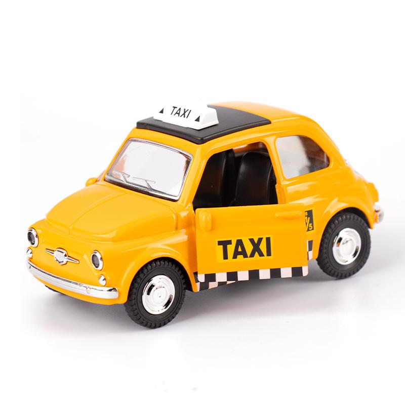 1/32 ретро такси модель автомобиля сплав миниатюрная игрушечная машинка литая коллекция транспортных средств детские игрушки для детей подарок на детский день