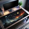 Cosmic Swirl Starry Sky Mouse Pad Large Computer Office Game Table Mat Rubber Anti-slip Stitched Keyboard Mat 90x40 XXL Desk Pad
