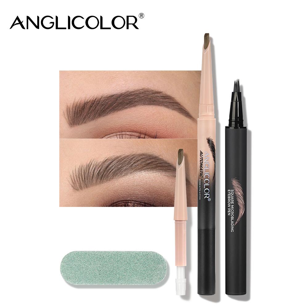 4D Micro-blade Liquid Eyebrow Pencil Root and Root Waterproof Natural Eyebrow Pencil Long-lasting Makeup Water Eye Eyebrow Pencil Cosmetics