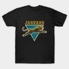 Мужская черная футболка с принтом Jaguars Football Печать на трансферной бумаге без вырезания Хлопковая футболка