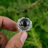 925 Sterling Silver Natural Labradorite Solitaire Third Eye Chakra Ring Jewelry