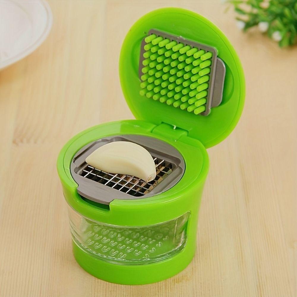 Multifunctional Garlic Chopper Manual Garlic Press Mincer for Vegetable Fruits Onions Pepper