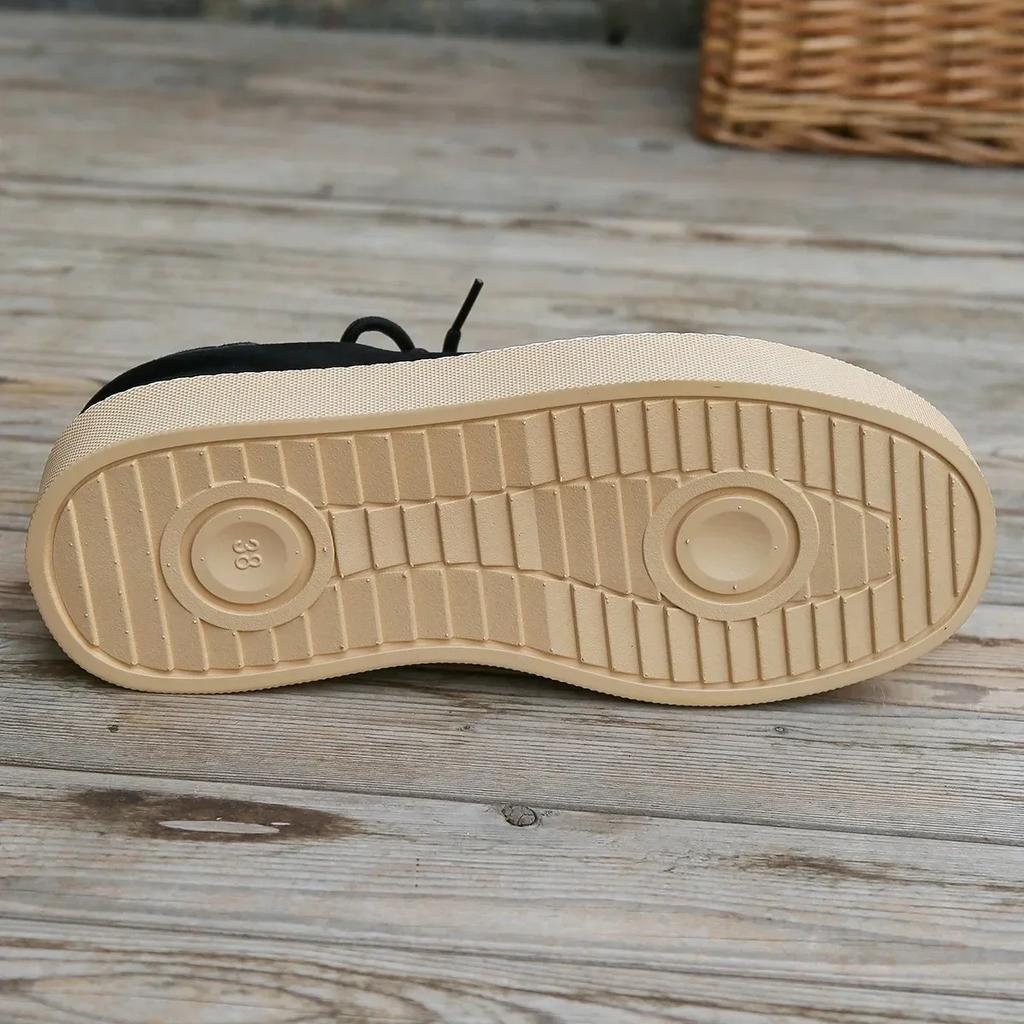 Женские удобные дышащие замшевые кроссовки большого размера 43, женские низкие повседневные спортивные туфли на толстой подошве, Zapatos Mujer