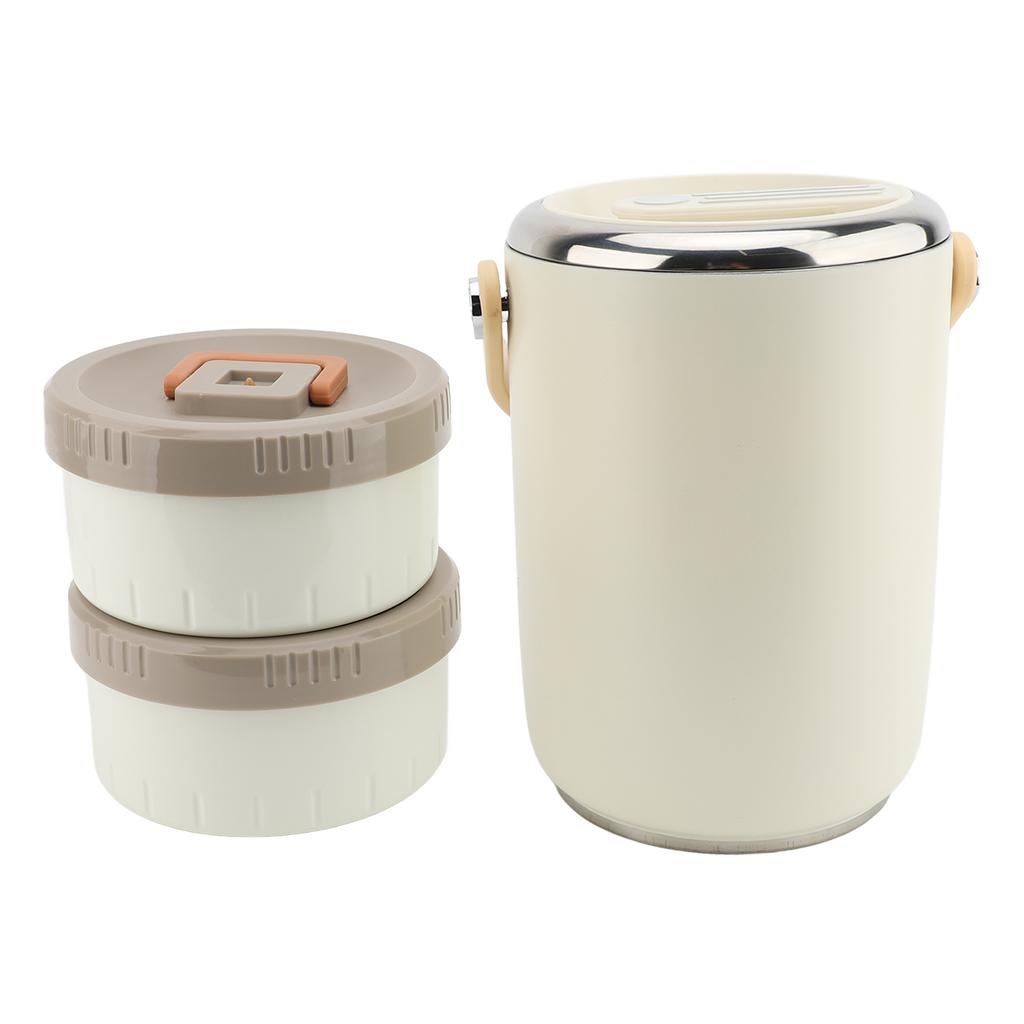 Вакуумный изолированный пищевой контейнер 2 л 304 нержавеющая сталь штабелируемый портативный изолированный ланч-бокс горячий