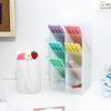 Storage Box Desktop Storage Tube Four Grid Oblique Pen Holder Makeup Brush Lipstick Storage Box
