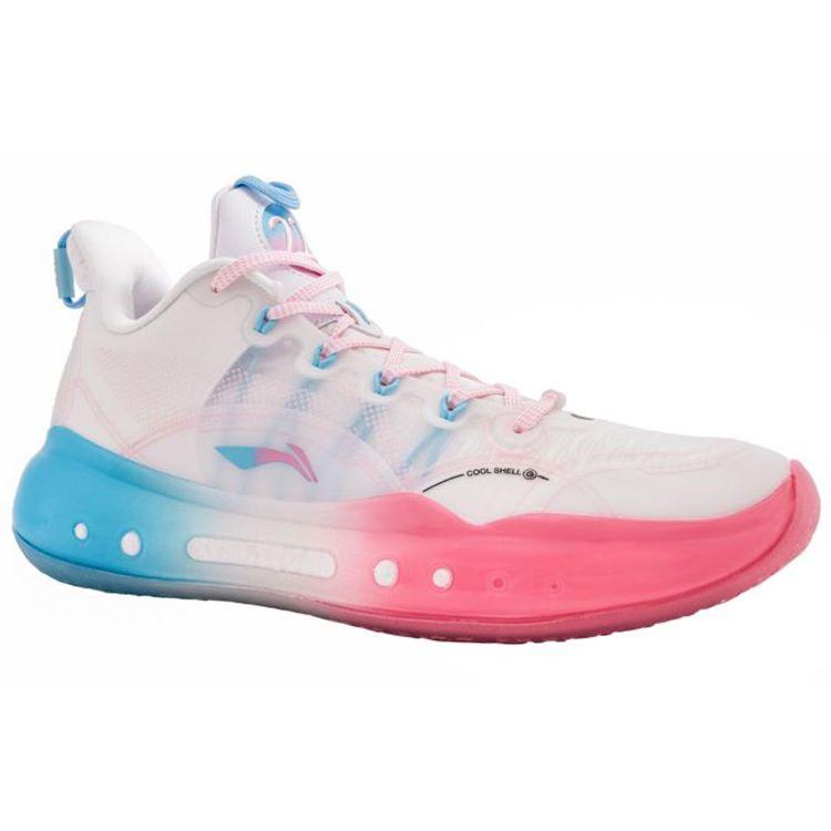 Баскетбольные кроссовки Li Ning Yu Shuai 14 с низким уровнем амортизации, противоскользящие, прочные, низкие, унисекс, кроссовки белого, синего, розового цветов ABAR123-1