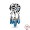 925 Sterling Silver Spring New Animal Beads Fit for Original Bracelet Jewelry Making Butterfly Firefly Chameleon Charms