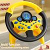 Children'S Multi-Function Simulation Steering Wheel With Music Light Co-Pilot Simulation Artifact Baby Early Education Toy