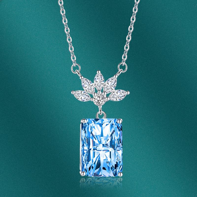 Sace Gems Женское ожерелье, кулон, медный сплав, циркон, модный подарок