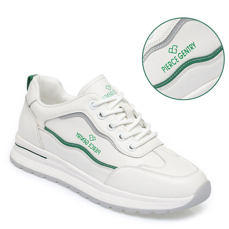 Fashion Spring Autumn Soft Sole Velvet Little White Sports Shoes Women's New Casual Leather Shoes Middle-aged Elderly Sneakers Fashion