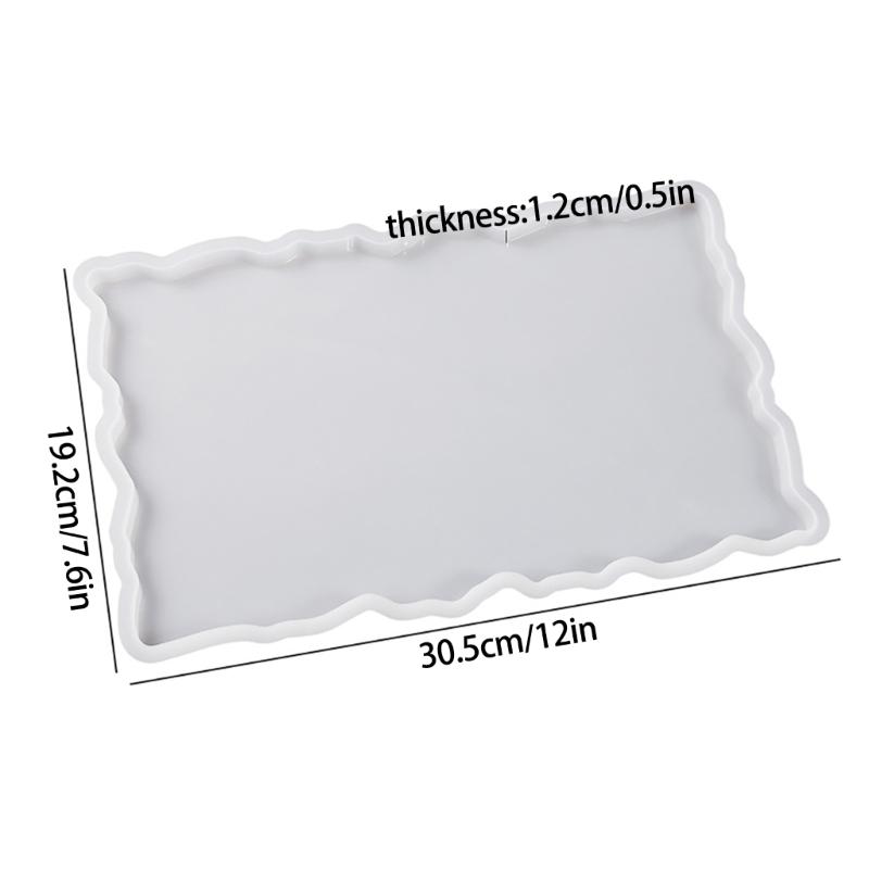 Jewelry Tray Molds Irregular Silicone Lace Tray Molds Resin Moulds Jewelry Dish Molds Silicone Material for Resin Tray