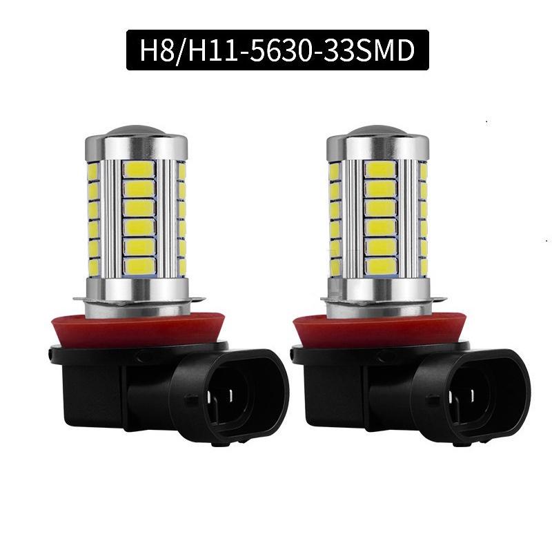 2 шт./лот H4 H11 9006 9007 H7 H11 Автомобильная светодиодная лампа 5630 33SMD лампы дальнего света светодиодные лампы