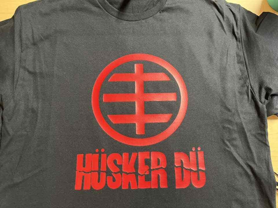 Husker Du Punk rock band T shirt tee