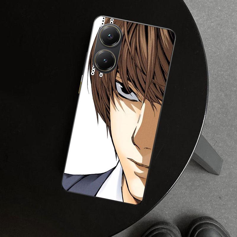Чехол-обложка N-Note D-Death Yagami Light для Xiaomi Poco X6 X5 X7 Pro F7 Ultra Redmi 15C 15 13C 13 12C 12 10C 10 10A 9C 9A 9