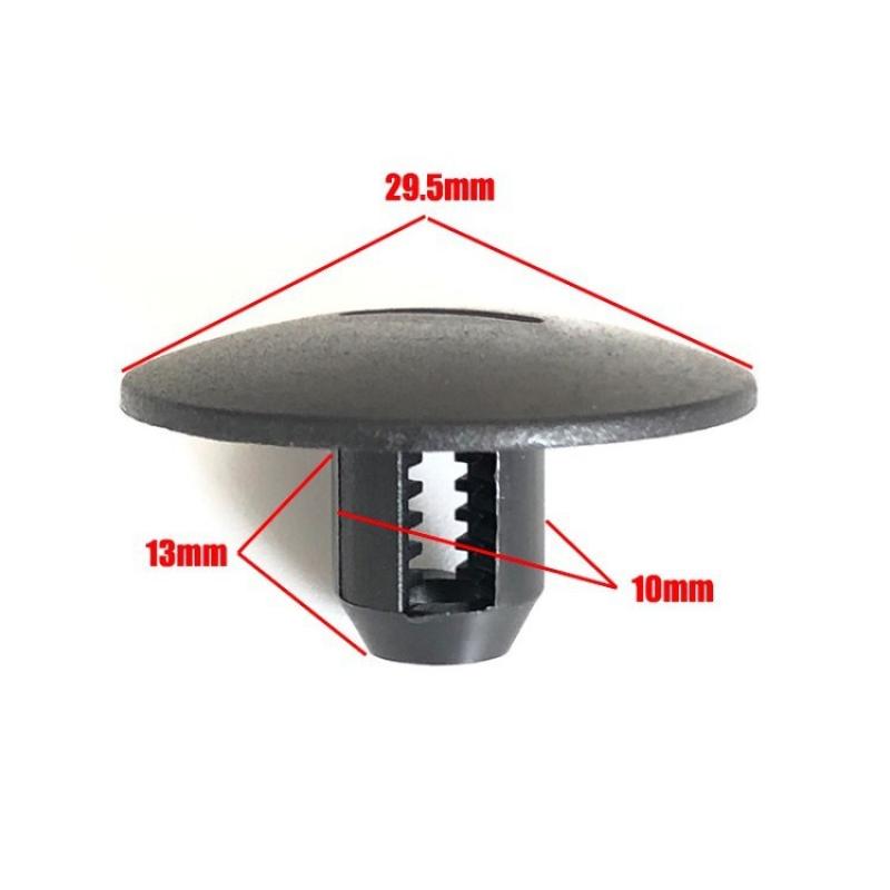 10 шт. автомобильный полосатый коврик ремень зажим зажим пластиковый крепеж для Peugeot 408 307 206 для Citroen C5 C2 для Renault Trafic