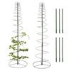 Sturdy Spiral Plant Trellis Support Stable Versatile Vines Flowers Metal Rack for Indoor Outdoor Gardens