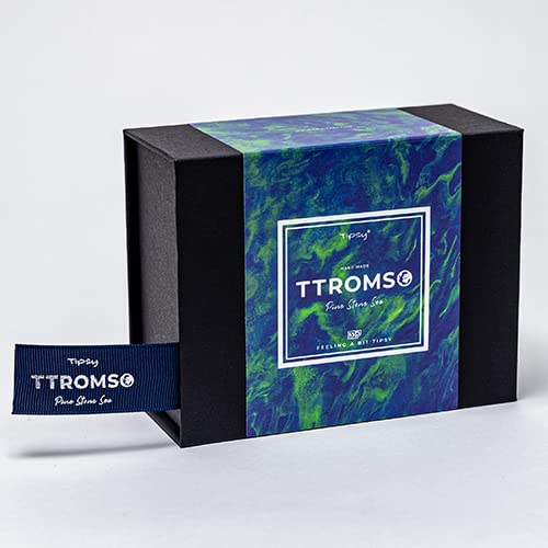 Аутентичный проводной монитор Tipsy TTROMSO Оснащен динамическим драйвером Наушники-вкладыши синего цвета 35 г