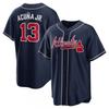 Unisex Embroidered MLB Atlanta Braves Fan Jersey Style Baseball Cap - Riley 27 13 Cotton Blend Fall Winter Wear