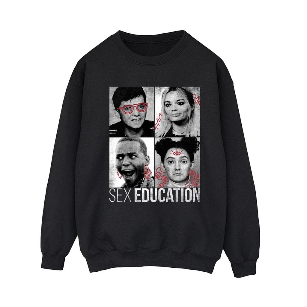 Netflix Womens/Ladies Sex Education Class Photos Sweatshirt