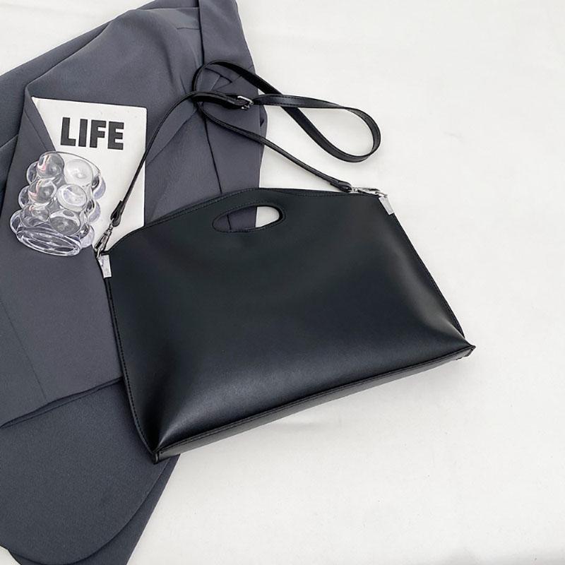 Универсальная сумка большой вместимости для женщин, новая модная сумка через плечо из искусственной кожи с высококачественной текстурой, портфель, сумка через плечо