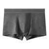 Men Boxer Underwear with U Convex Bag Design Breathable Mesh Fabric Panties Elastic Waistband Shorts Briefs