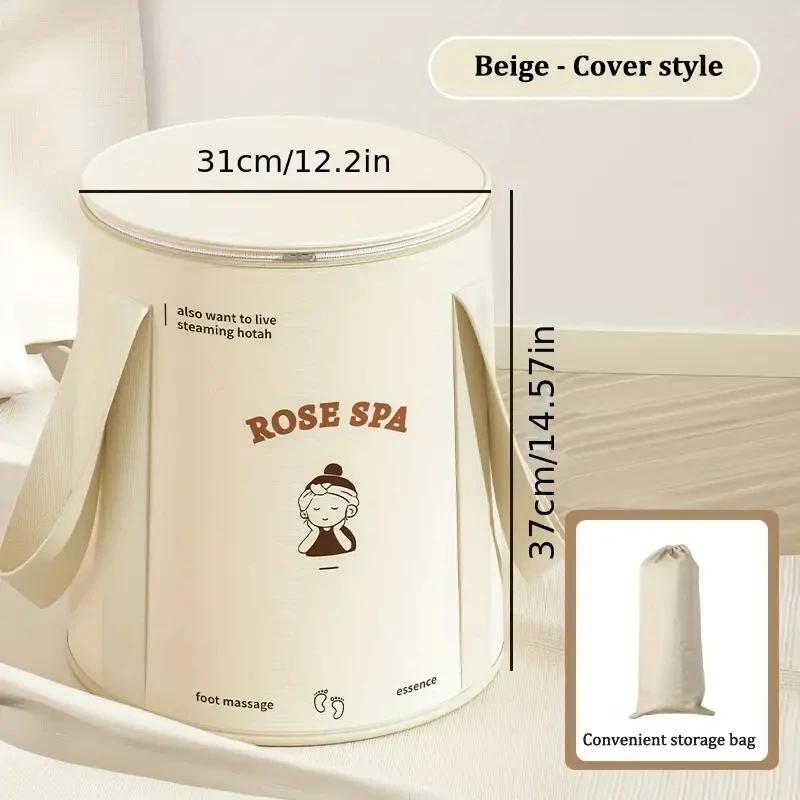 Складная ванна для ног Nordic, ведро большой вместимости для дома, гостиной, массажа, спа, паровой ванны для ног, принадлежности для ванной комнаты