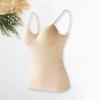 Мягкий бюстгальтер, топ на тонких бретелях, однотонный, с v-образным вырезом, без рукавов, быстросохнущий, облегающий, сексуальный, мягкий бюстгальтер, верхнее нижнее белье для женщин