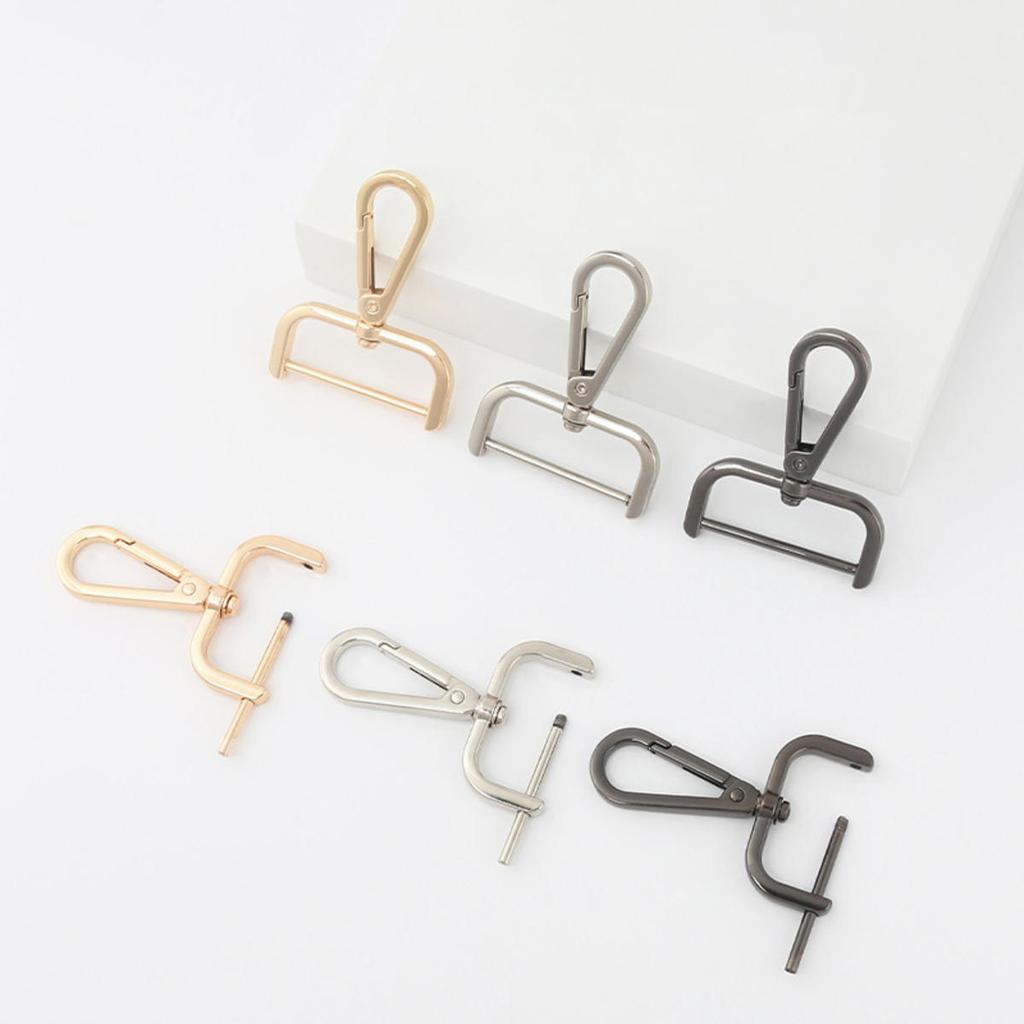 1pc Zinc Alloy Detachable Snap Hook Trigger Clips Buckles for Strap Belt Keychain Webbing Pet Leash Leathercraft Hooks 4 Sizes