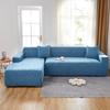 Elastic Jacquard Sofa Cover Slipcover For Living Room L -Shaped Corner Sofa Cover Thick Couch Chaise Longue Cover