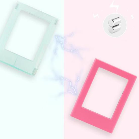 10 шт. Магнитная фоторамка для пленки Fujifilm Instax Mini, рамка для демонстрации фотографий, магнит на холодильник, 3-дюймовый мини-держатель для фото, украшение