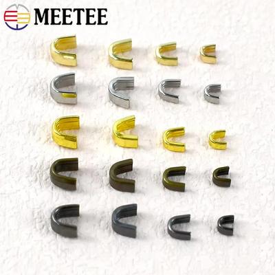 50/100 г Meetee 3# 5# 8# 10# U-образный стопор для молний для металлических нейлоновых смоляных молний, для сумок, одежды, нескользящий стопор, аксессуар для ремонта