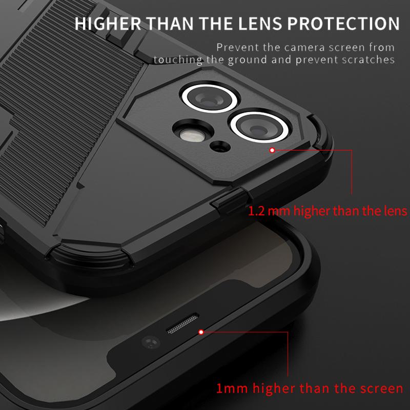 For Xiaomi Mi 11 Ultra Case Cover Shockproof TPU Bumper Bracket KickStand Holder Armor Phone Cover For Xiaomi Mi 11 Ultra Case