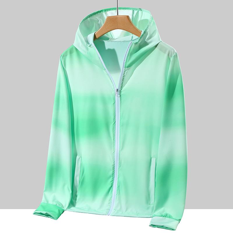 Spring Summer Jacket Women Colorful Shiny Sunscreen Clothing Couples Color Thin Waterproof Coats Trend Large Size S-6XL