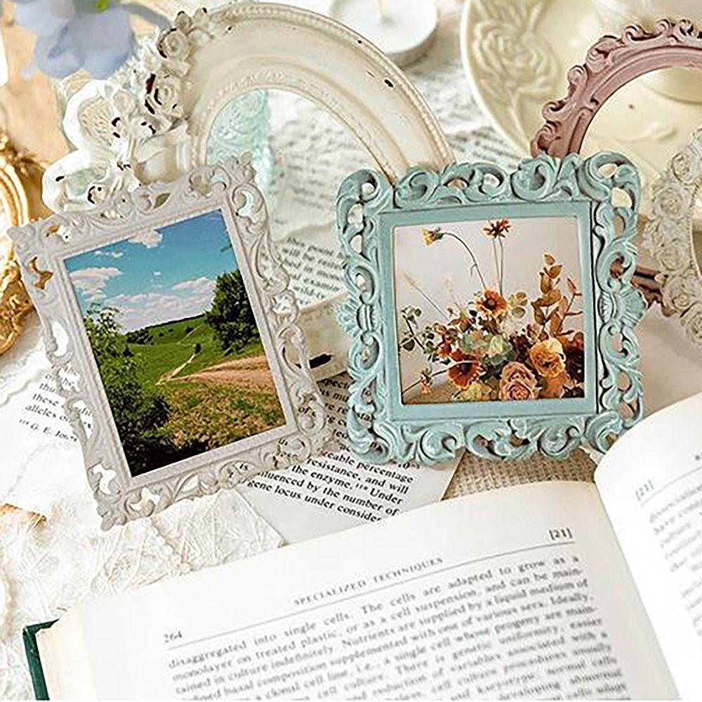 A Set Relievo Vintage Hollow Embossed Materials Frame Scrapbook Decoration Paper DIY Crafts