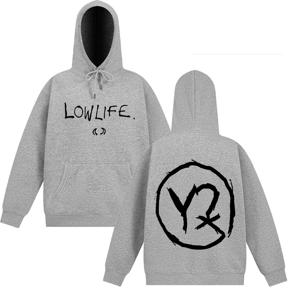 Yungblud Lowlife Логотип Альбома Худи Осень Зима С длинным рукавом Модный Хип-хоп Худи Мужчина Женщина Оверсайз Харадзюку Пуловер