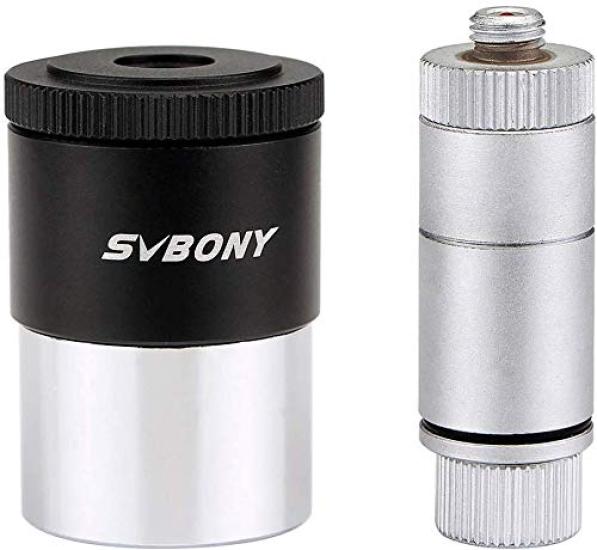 Svbony Astronomical Telescope Eyepiece with Crosshair Darkfield Illumination Eyepiece Illuminated Guide Eyepiece Double Crosshair FOV 40 Degree 12.5mm