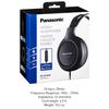 Panasonic Lightweight Wired Headphones with Sound and XBS Extra Long for Mobile Phones and Laptops Over-Ear Microphone, Bass, Cord, 3.5mm Jack, -