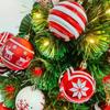 24pcs Christmas Ball Christmas Tree Decoration Ornaments Bauble Pendants for Home Decor New Year 2024 Navidad Pendant Ball Accessories