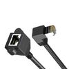 Shielded Cat6 RJ45 Cable Extender Flexible Angle Adapter FTP Connectors for Cat5e Cat5 Networks