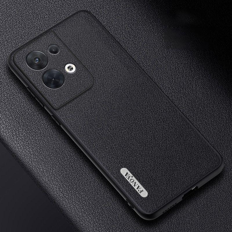Роскошный кожаный чехол для OPPO Reno 8 9 Pro Plus 5G Задняя крышка Матовая силиконовая защита Чехол для телефона для OPPO Reno 7 Pro 7 SE Coque